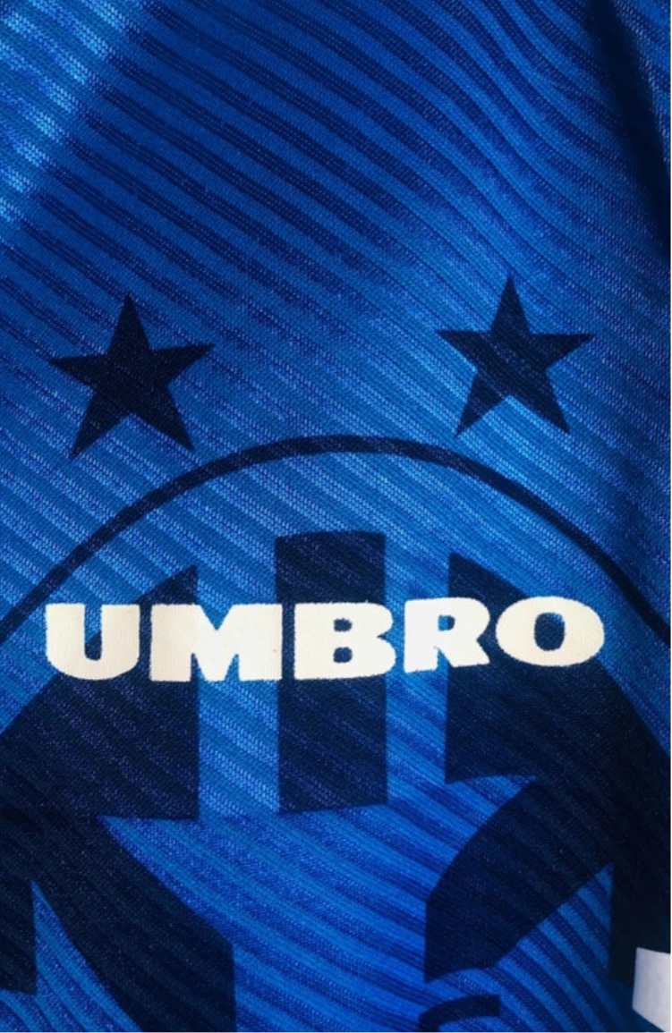 Brazil away football shirt Romario
