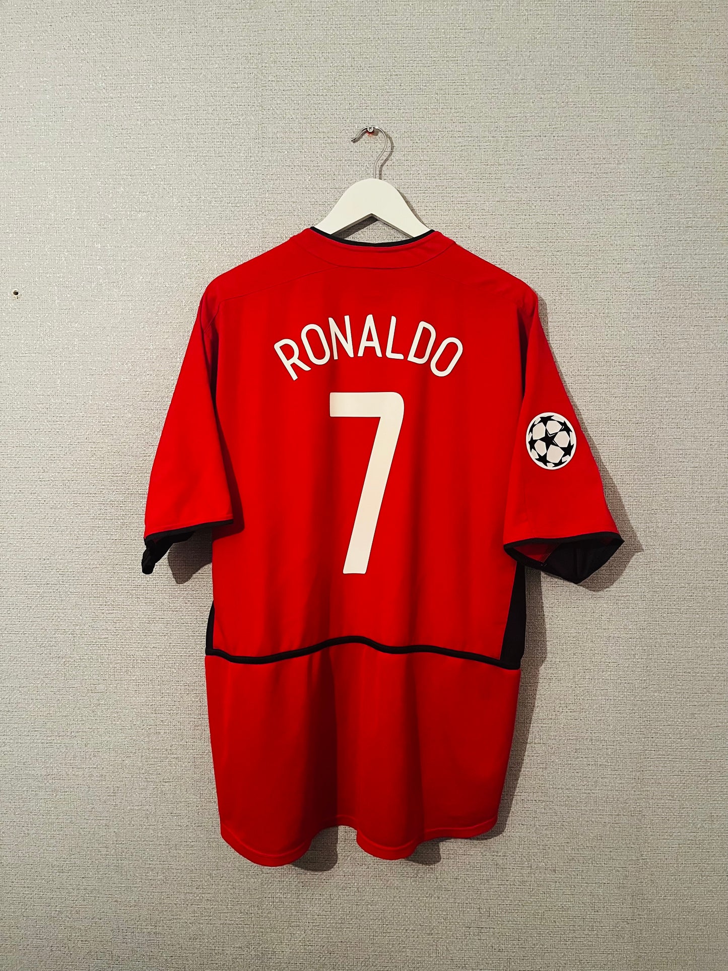 Manchester United home football shirt 2003/04 CR7 XL