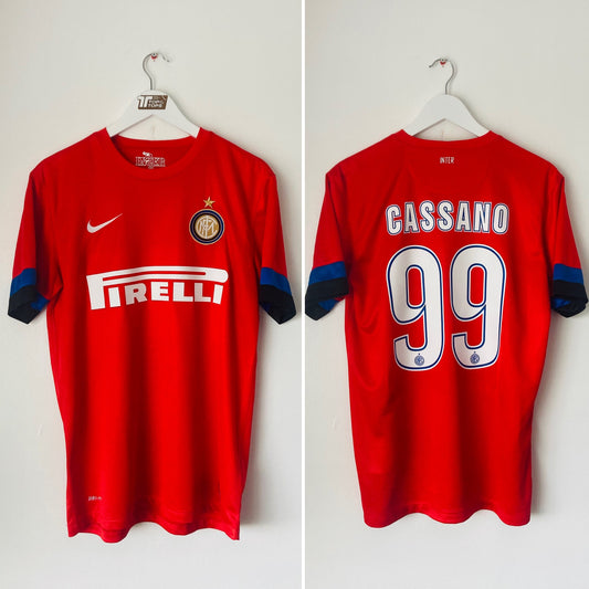 Inter Milan away football shirt 2012/13 Cassano Medium