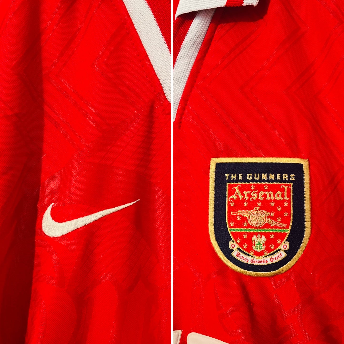 Arsenal home football shirt 1996/98 Wright XXL
