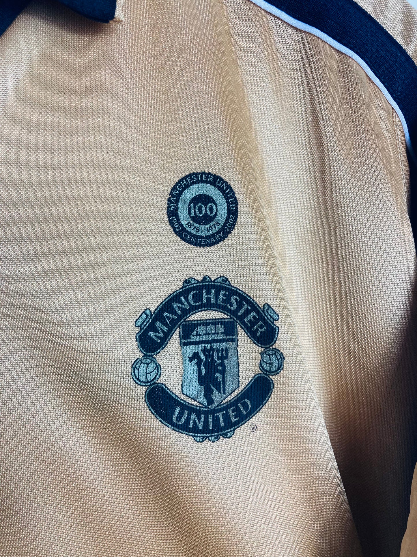 Manchester United away & third football shirt 2001/02 Beckham Medium