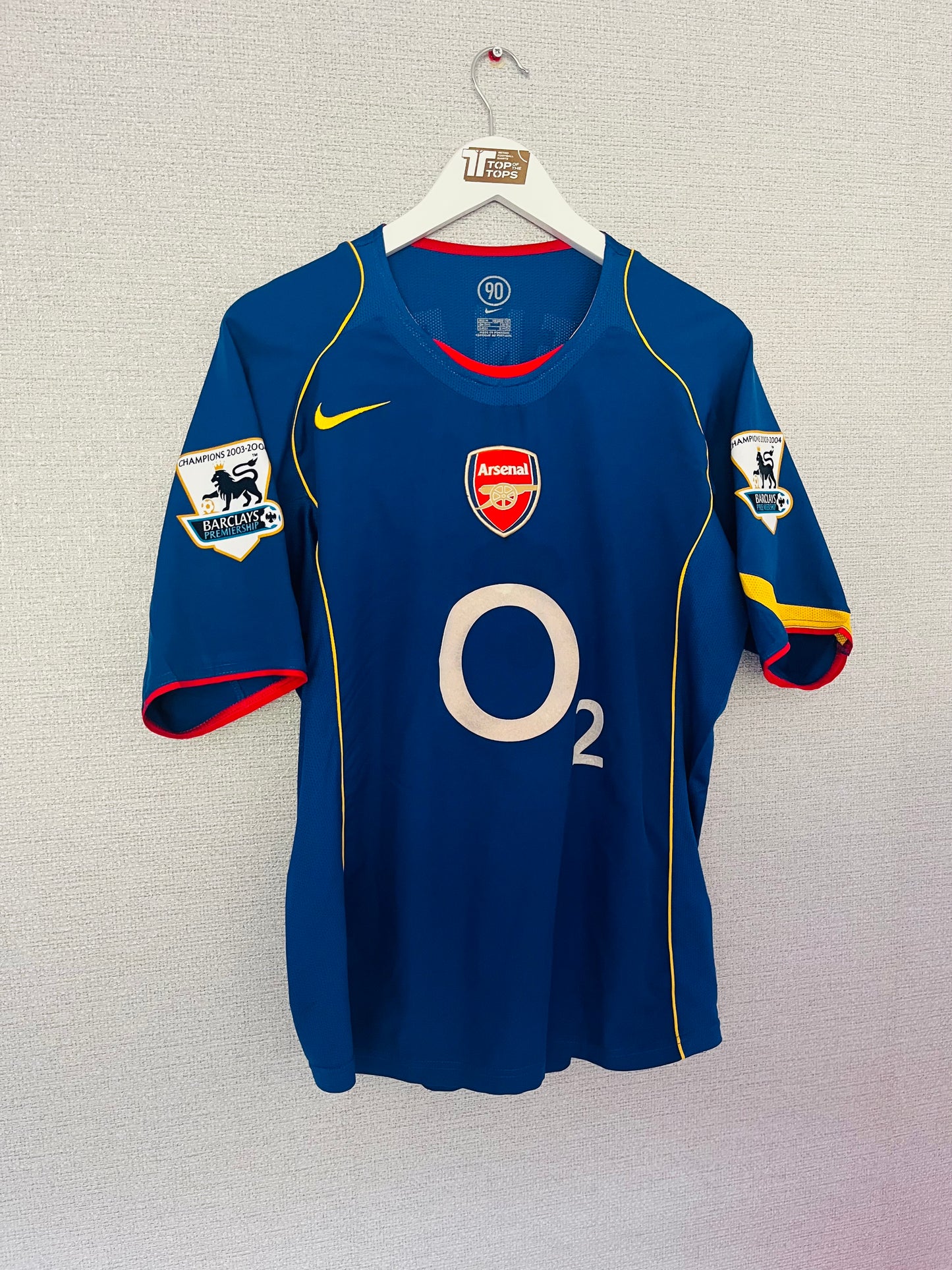 Arsenal Away Football Shirt 2004/05 Henry Medium
