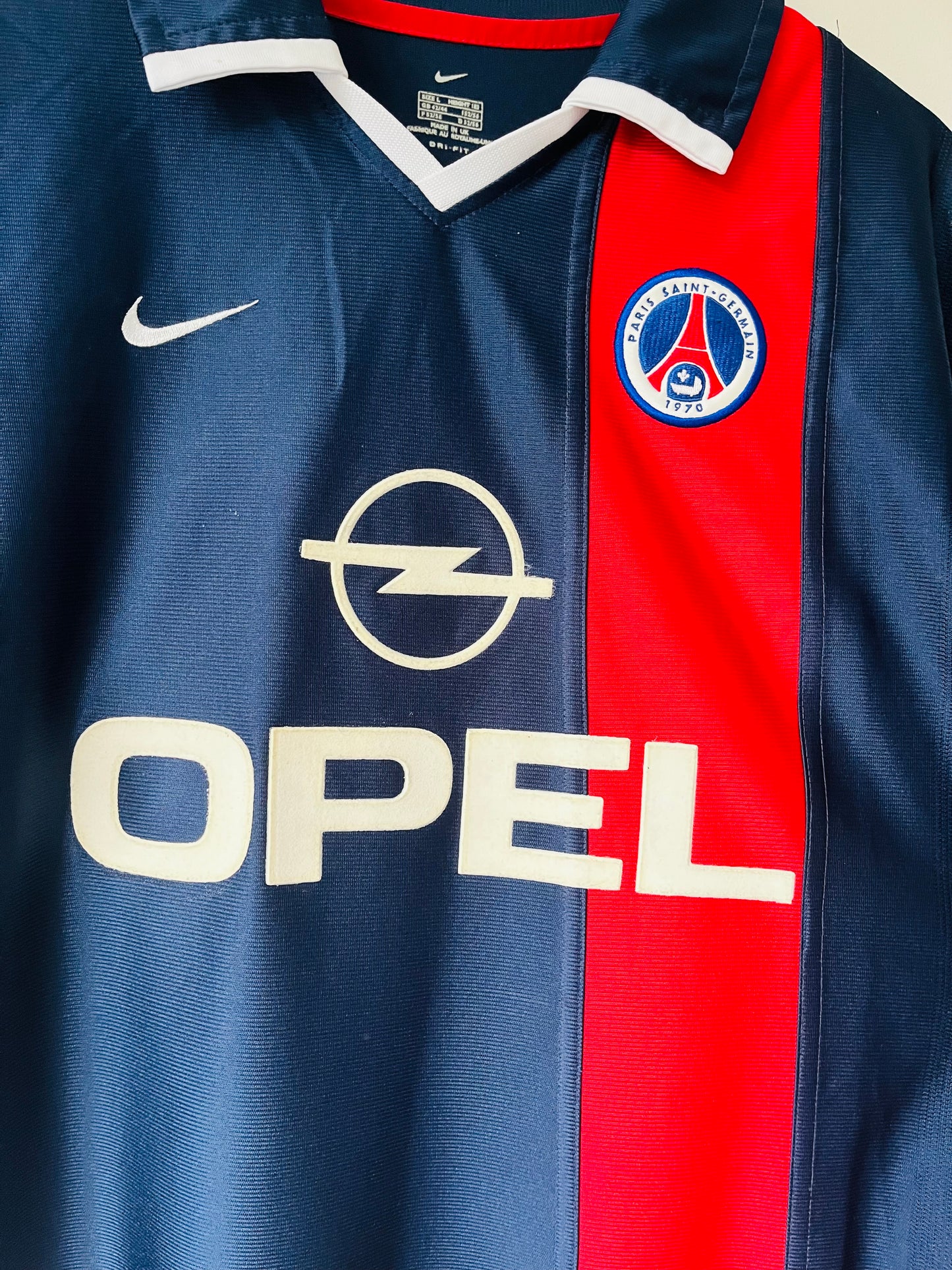 PSG home football shirt 2001/02 Ronaldinho Large