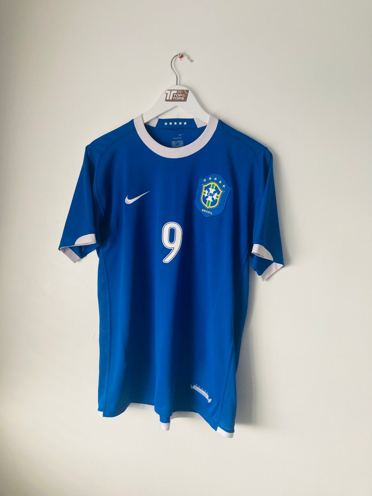 Brazil away football shirt W/C2006 R9 Large