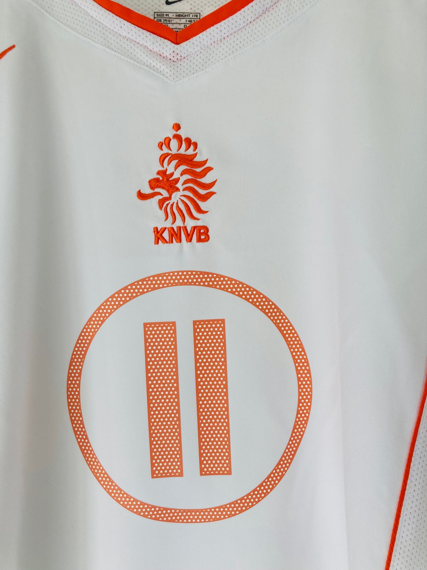 Holland Netherlands away football shirt 2004/06 Van Der Vaart Medium
