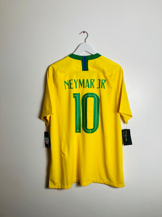 Brazil home football shirt W/C 2018 Neymar Jr XL