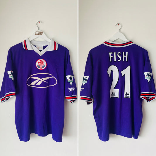 Bolton Wanderers away football shirt
1997/98 Fish Large