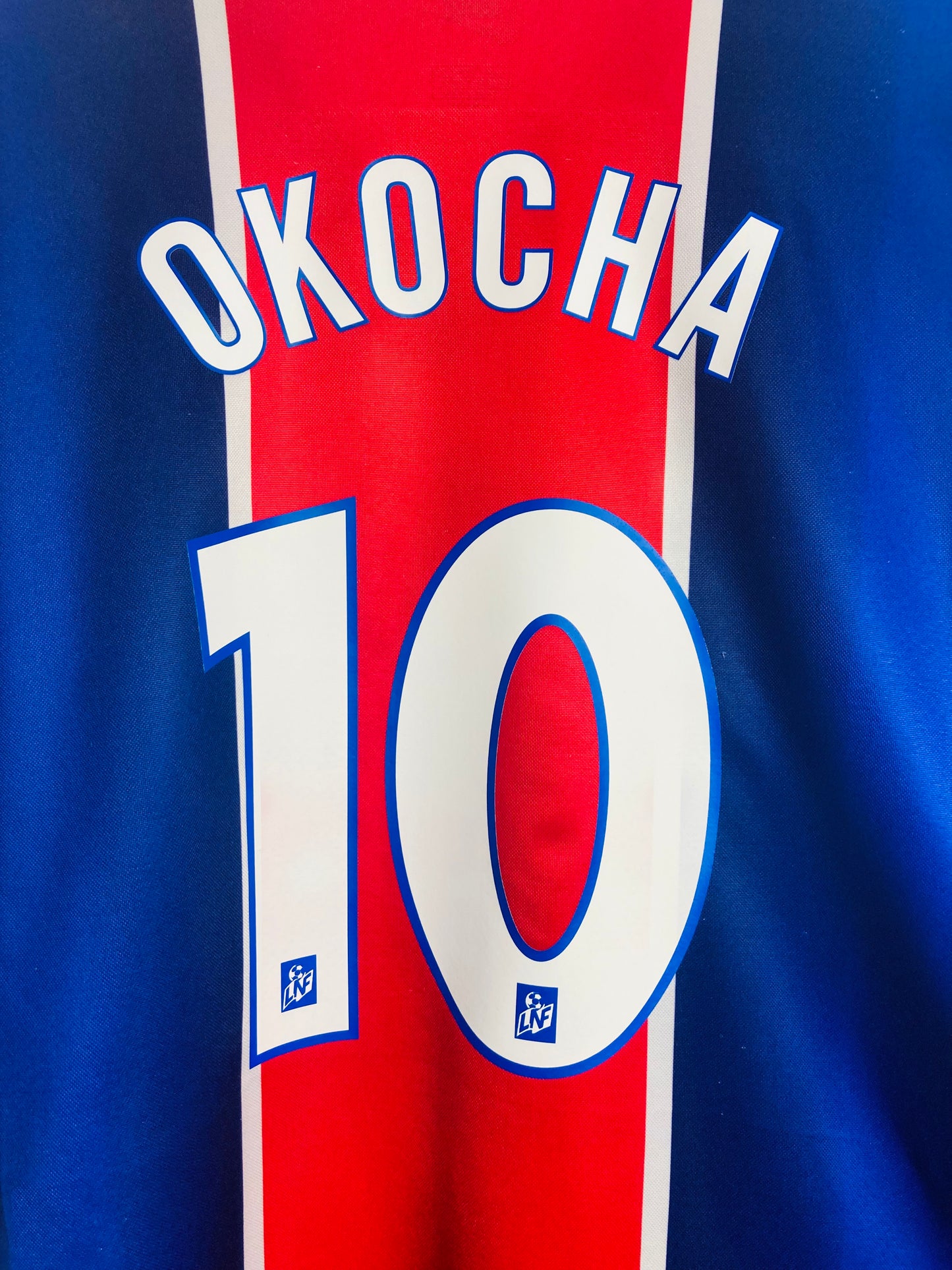 PSG home football shirt 1998/99 Okocha XL