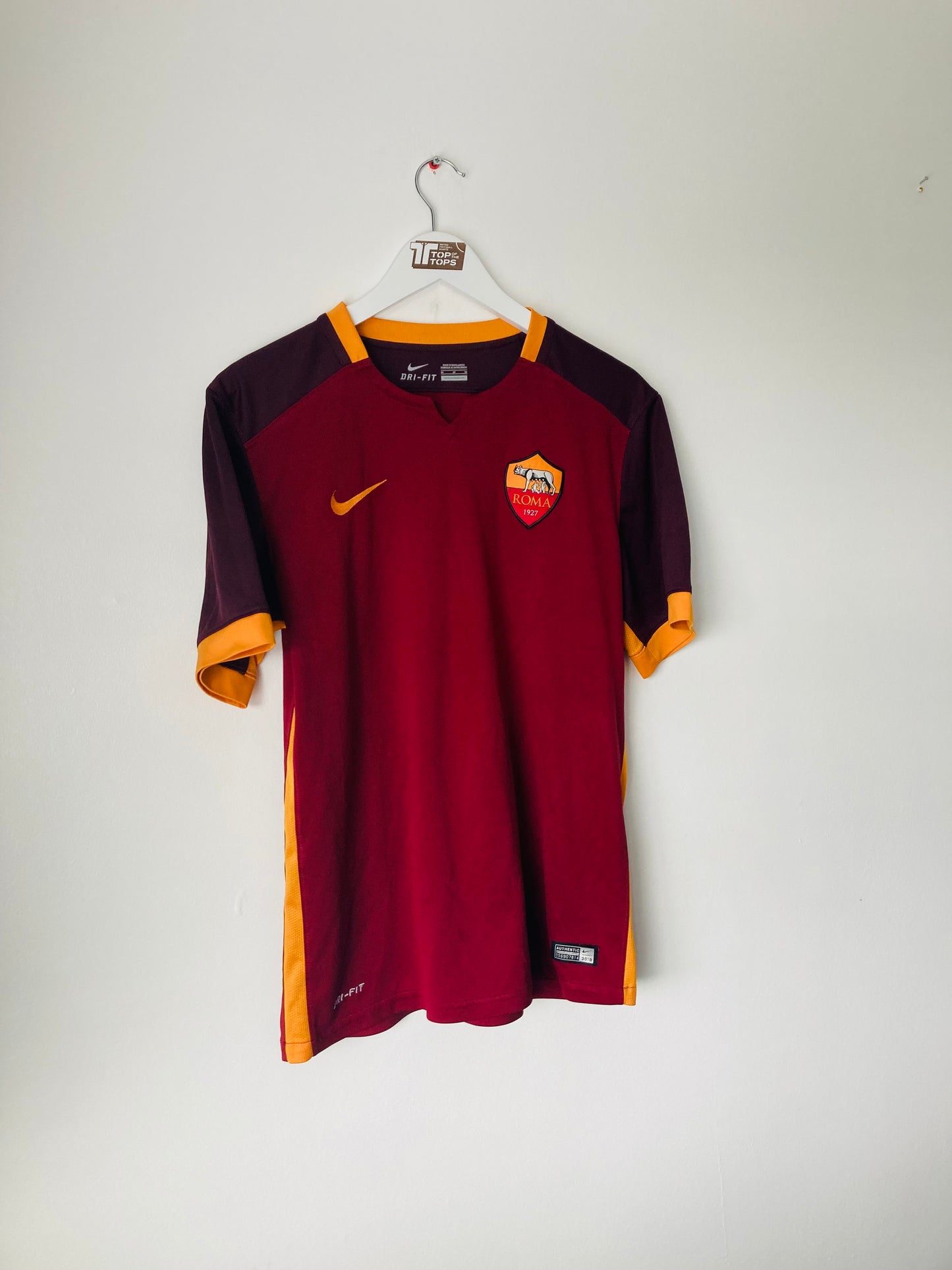 Roma home football shirt 2015/16 De Rossi Medium