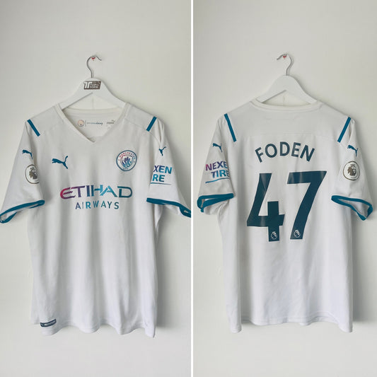 Manchester City away football shirt
2021/22 Foden XL