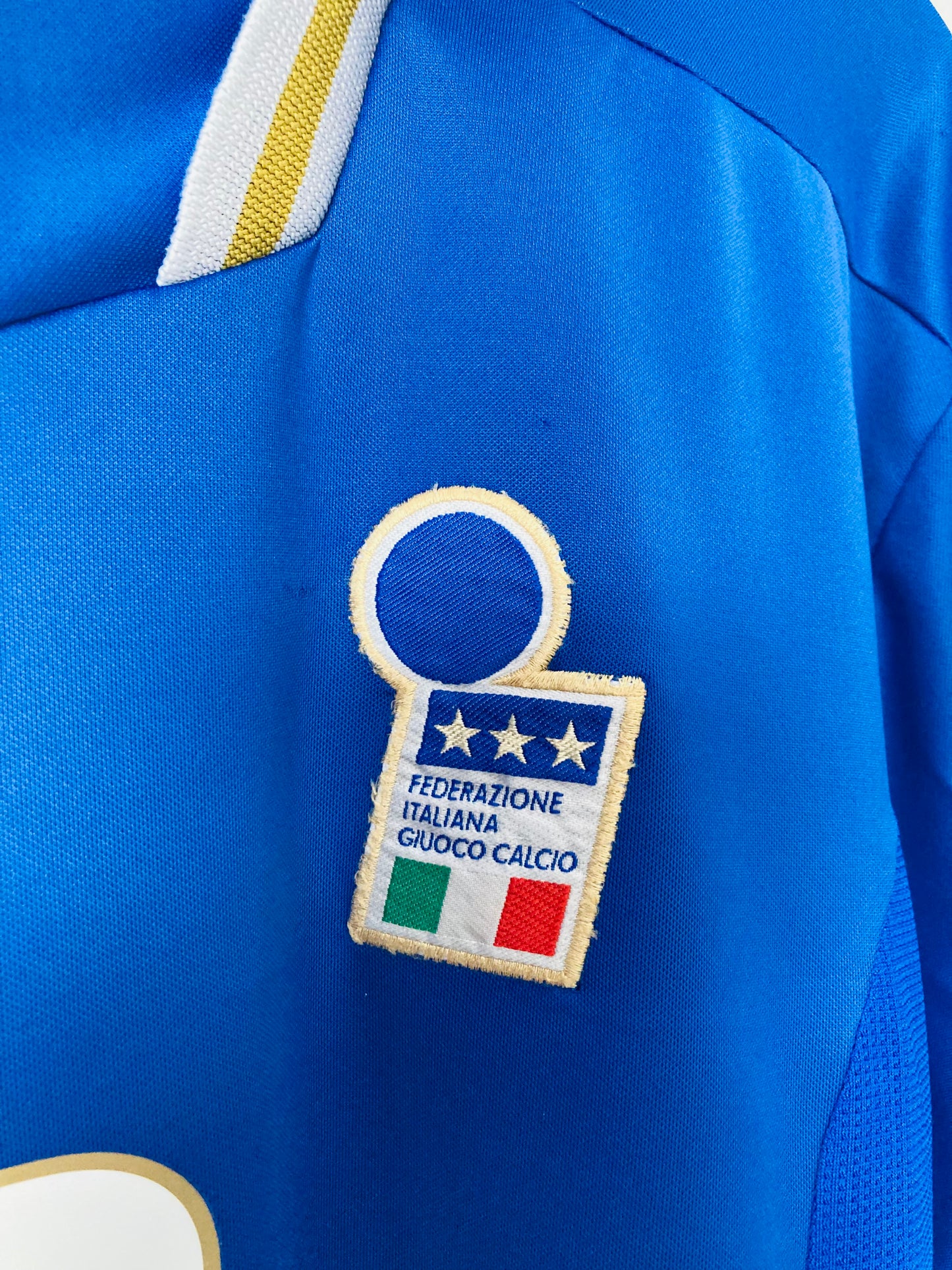 Italy home football shirt Euro 1996 Maldini XL