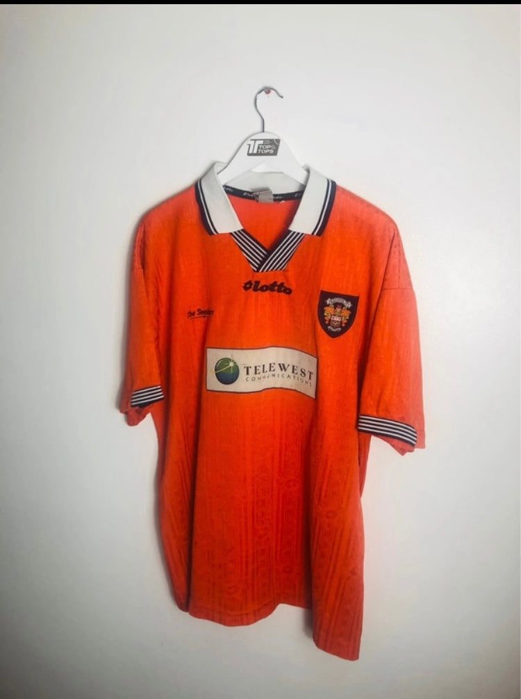 Blackpool home football shirt 1997/99 XXL