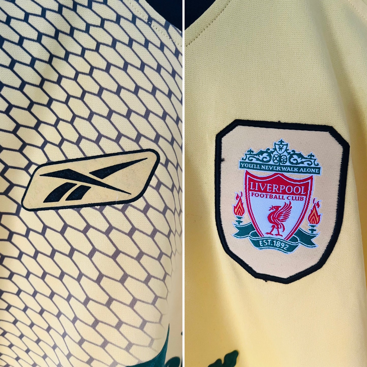 Liverpool away football shirt 2004/05 Gerrard Large
