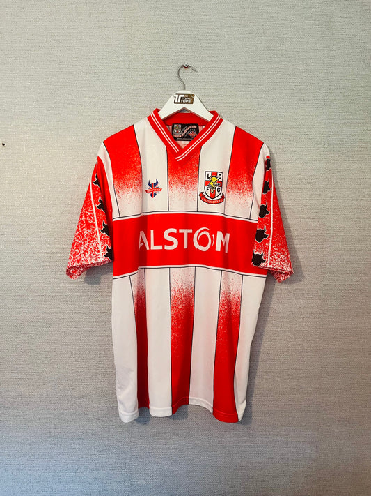 Lincoln City home football shirt 2001/02 XL