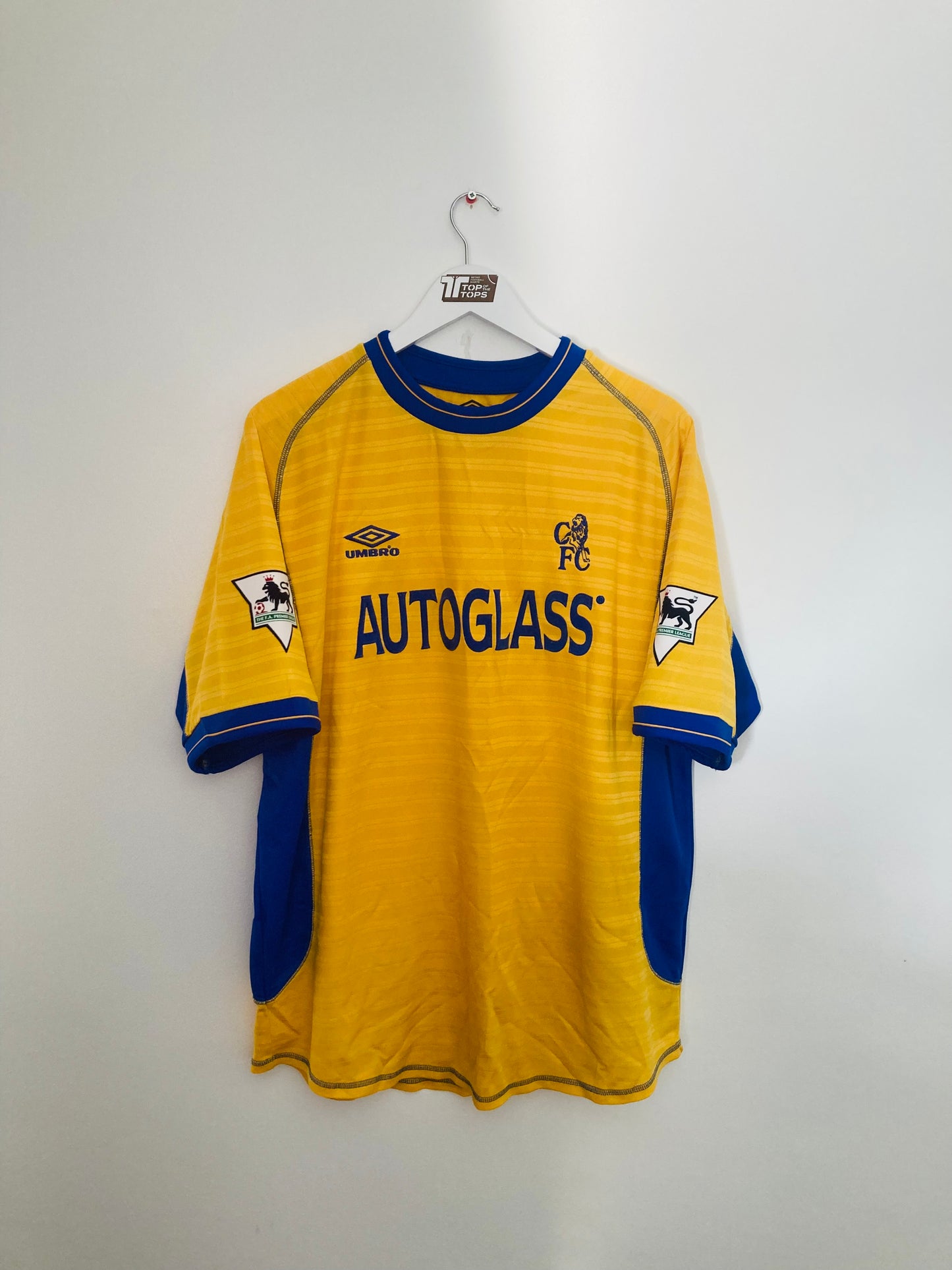 Chelsea away football shirt 2000/02 Zola XL