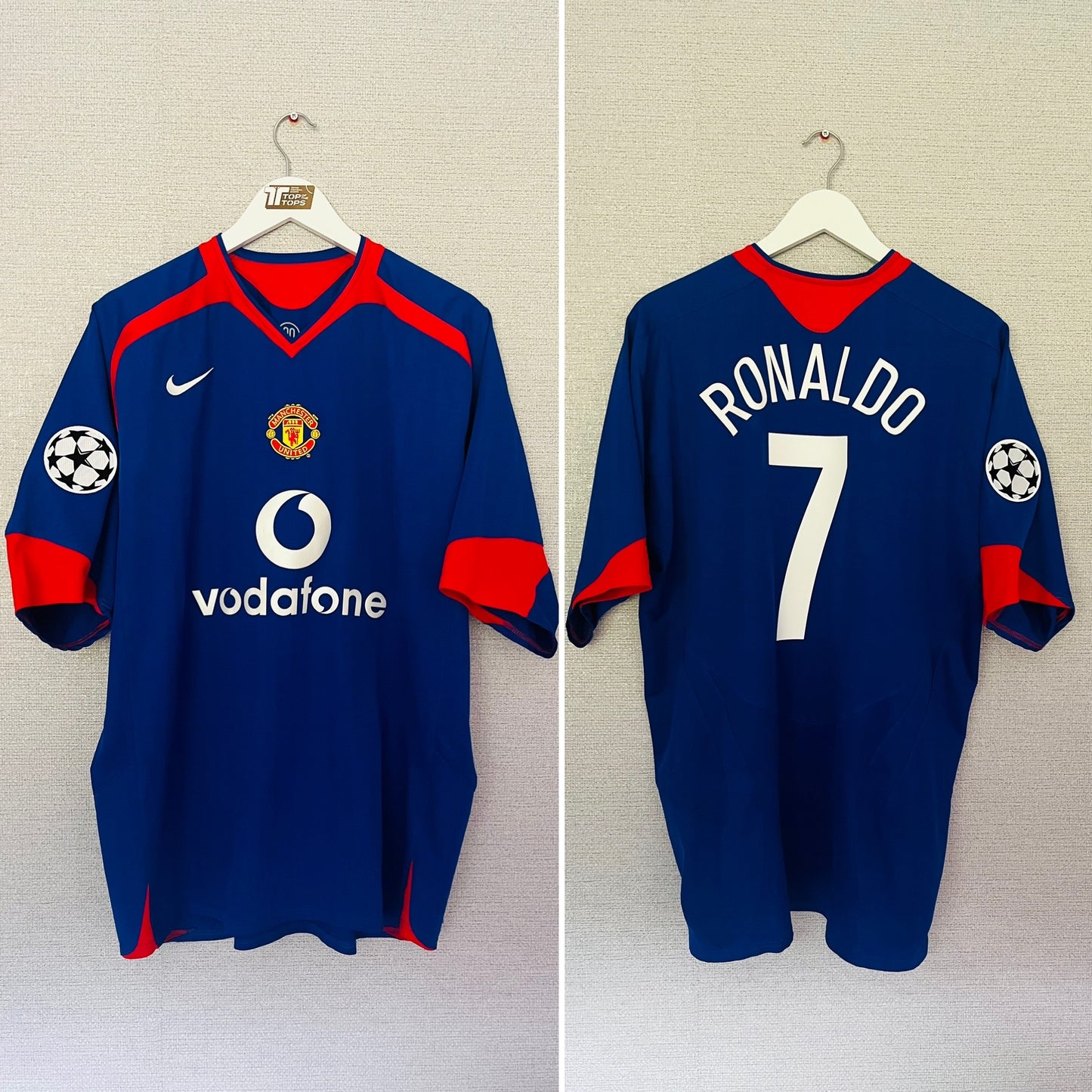 Manchester United away football shirt 2005/06 CR7 XL