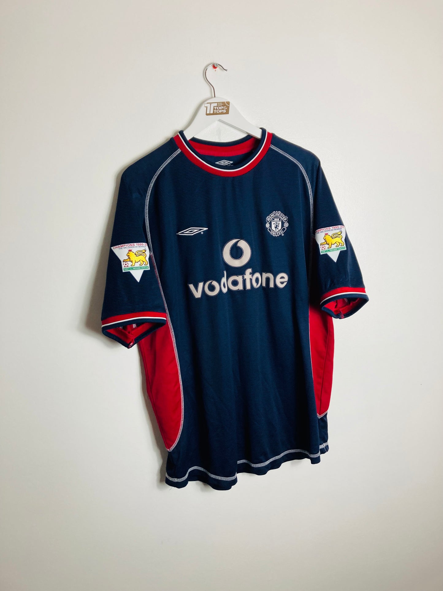 Manchester United away football shirt
2000/01 Yorke XL