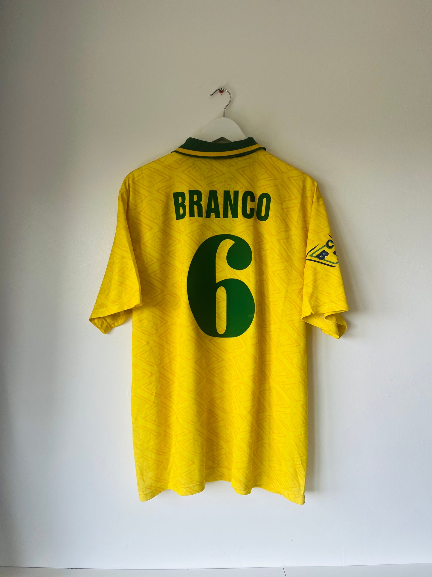 Brazil home football shirt 1991/93 Branco XL
