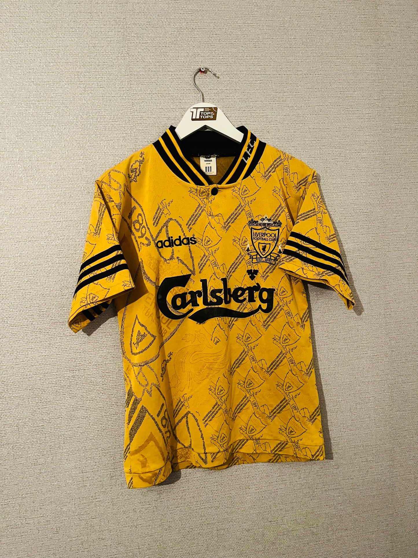 Liverpool third football shirt 1993/95 Small