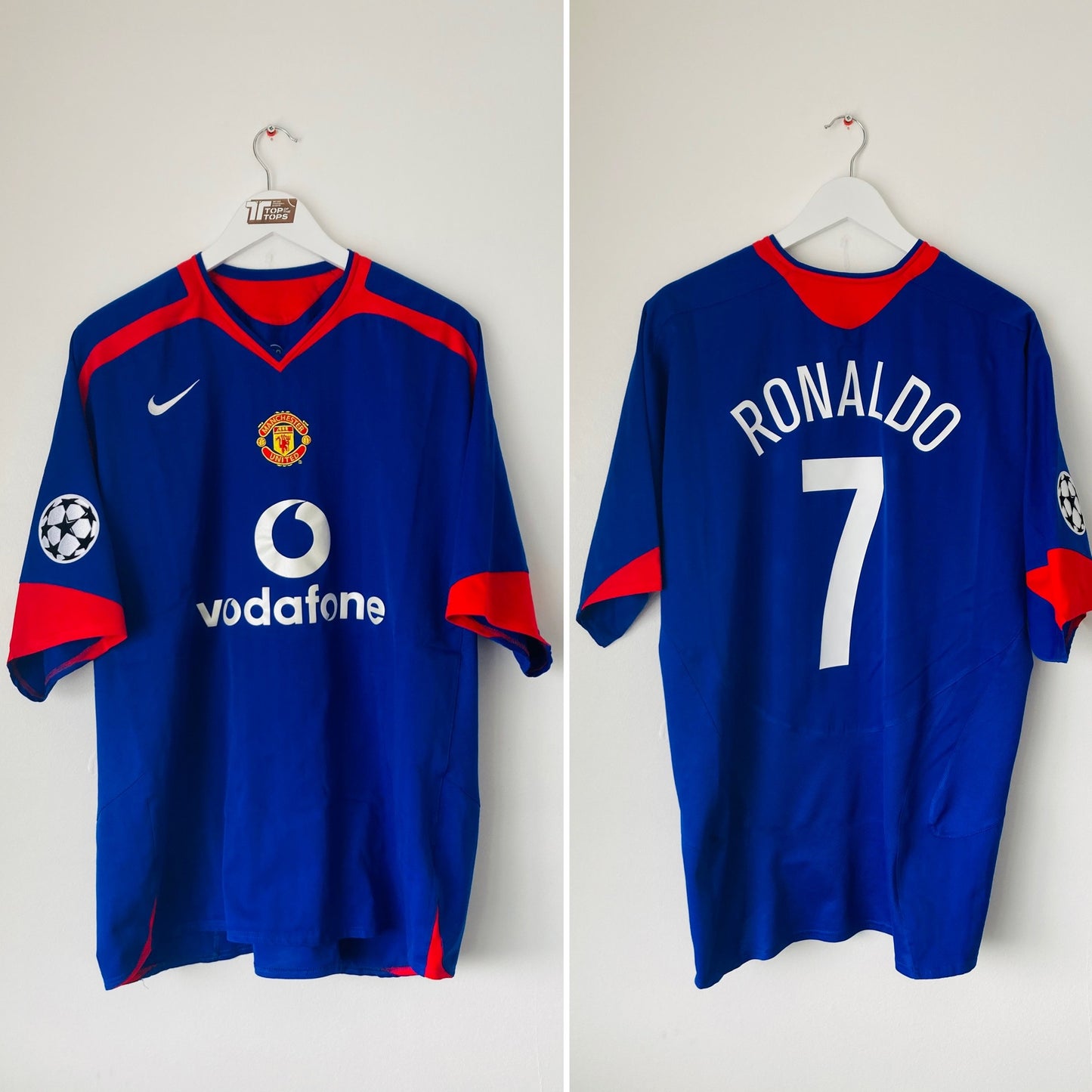 Manchester United away football shirt 2005/06 CR7 XXL