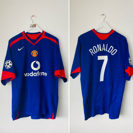 Manchester United away football shirt 2005/06 CR7 XXL