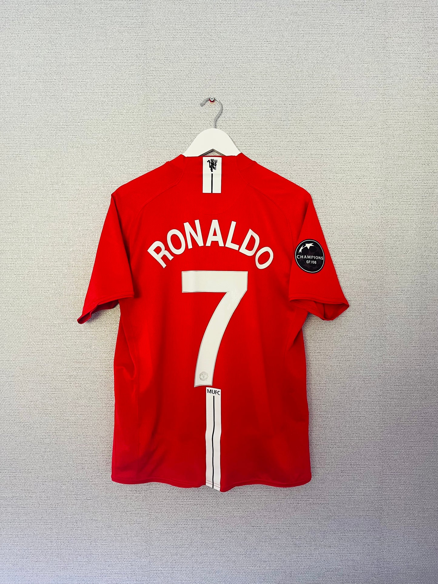 Manchester United home football shirt 2008/09 CR7 Medium