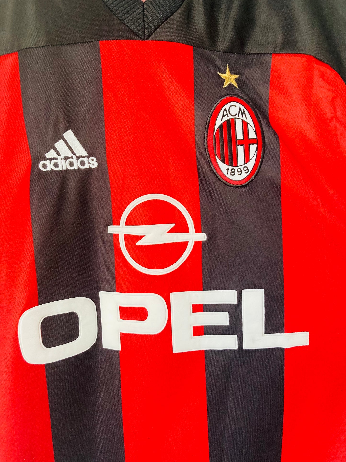 AC Milan home football shirt 2000/02 Maldini Medium