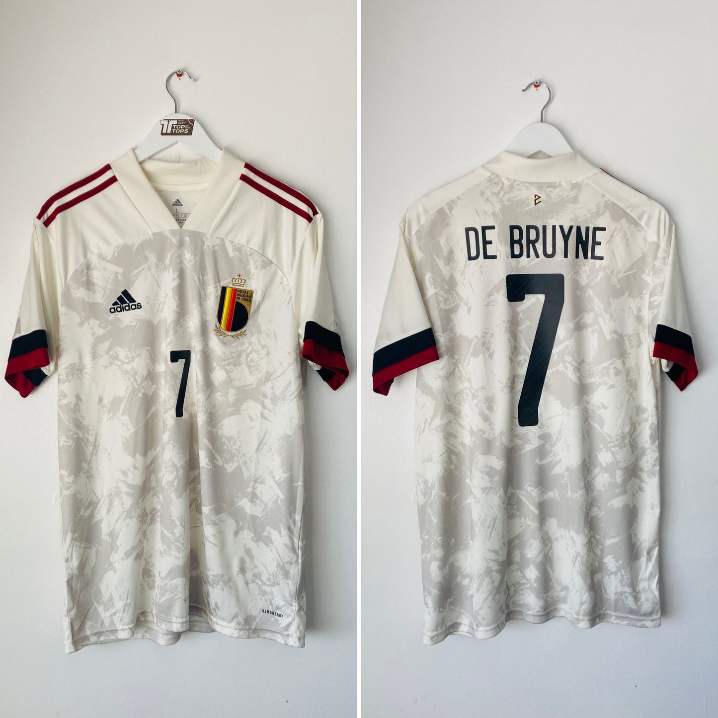 Belgium away football shirt 2020/21 De Bruyne Large