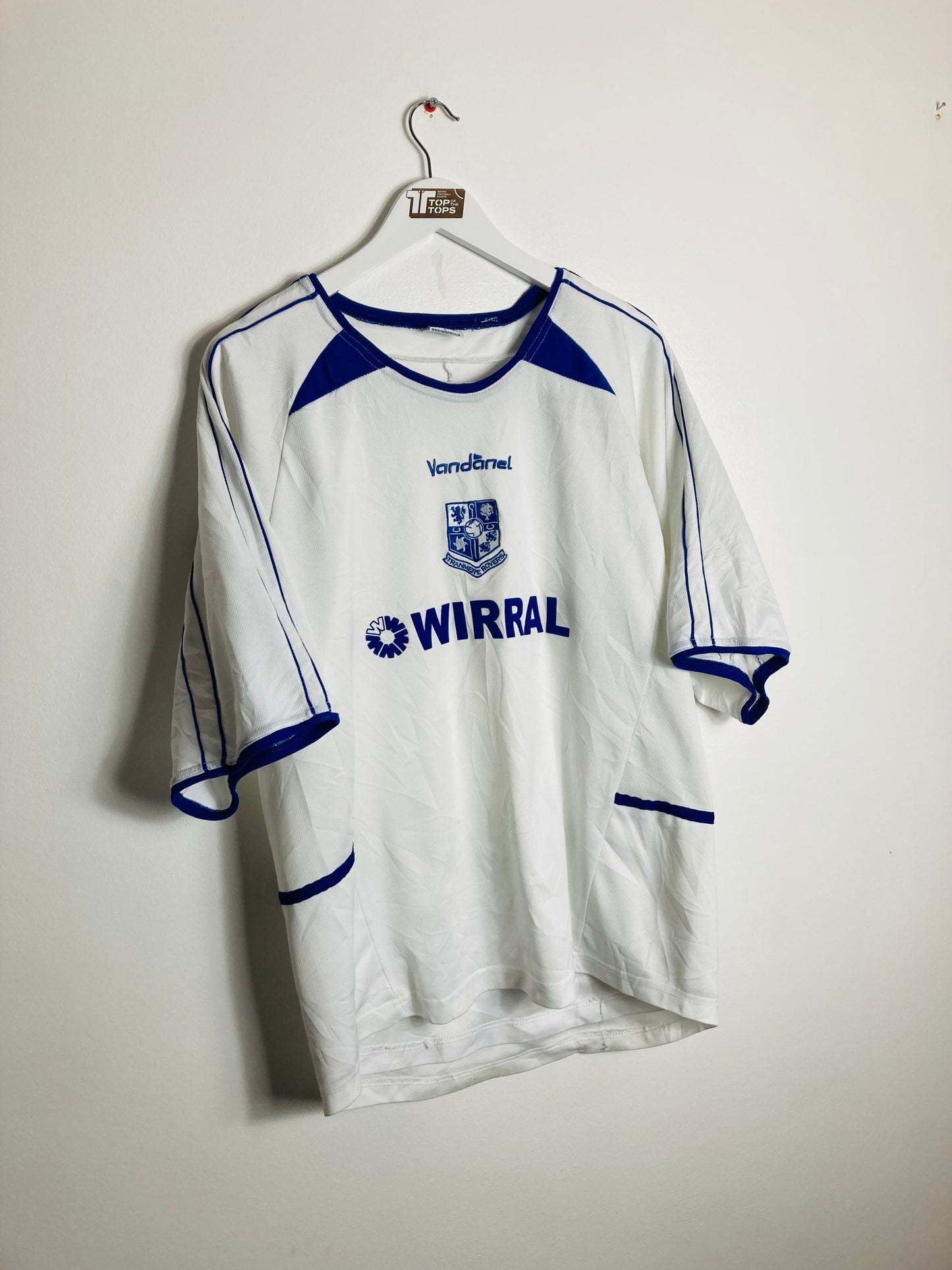 Tranmere Rovers home football shirt 2004/05 Large