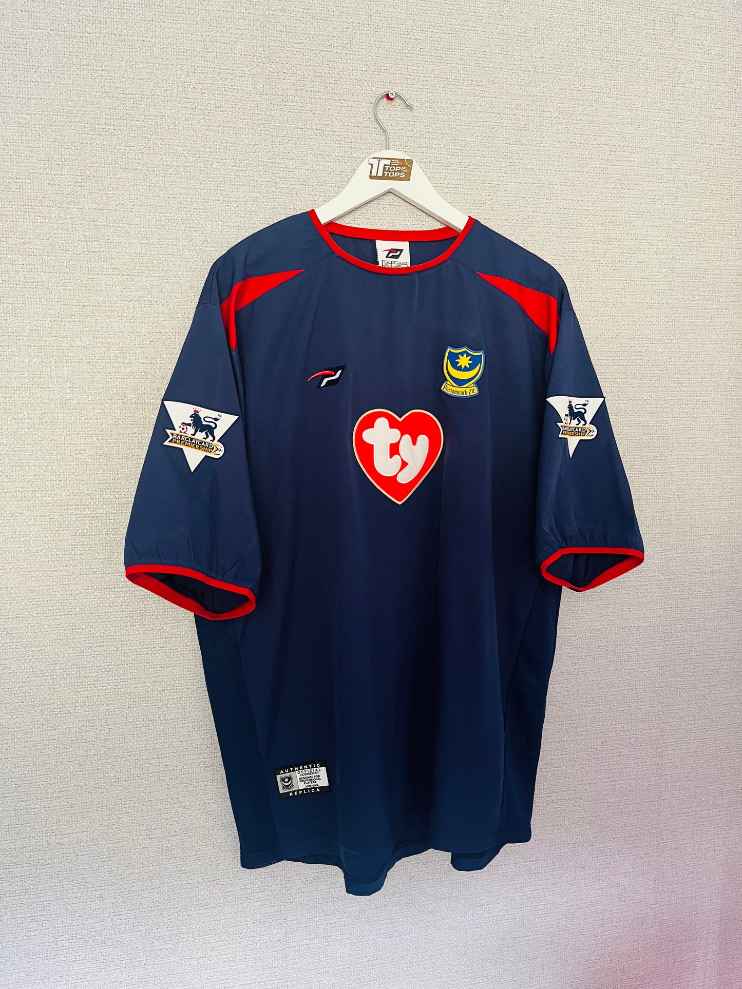Portsmouth away football shirt 2003/05 Berger XL