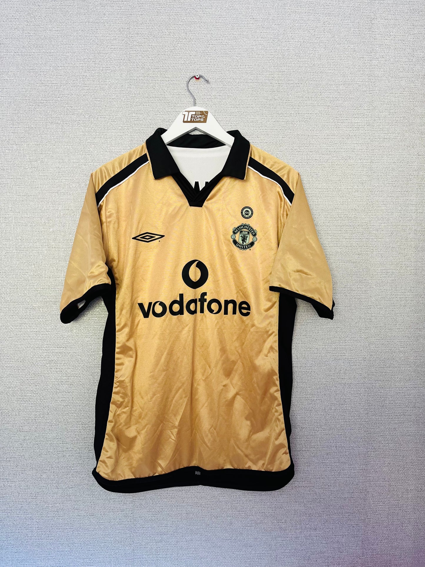Manchester United away reversible football shirt 2001/02 Irwin Medium