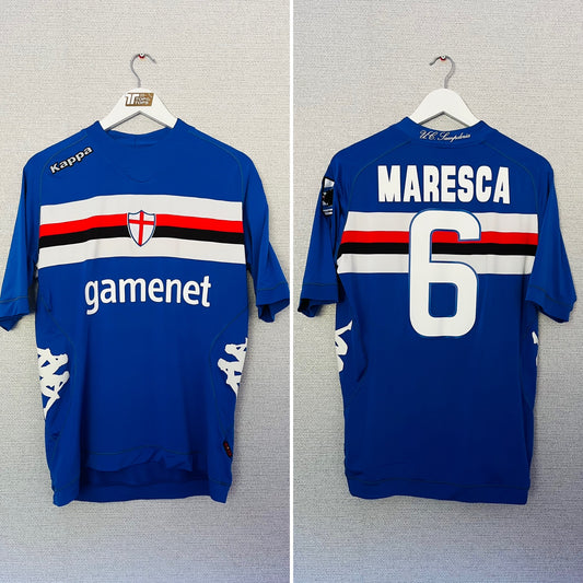 Sampdoria home football shirt 2012/13 Maresca XL