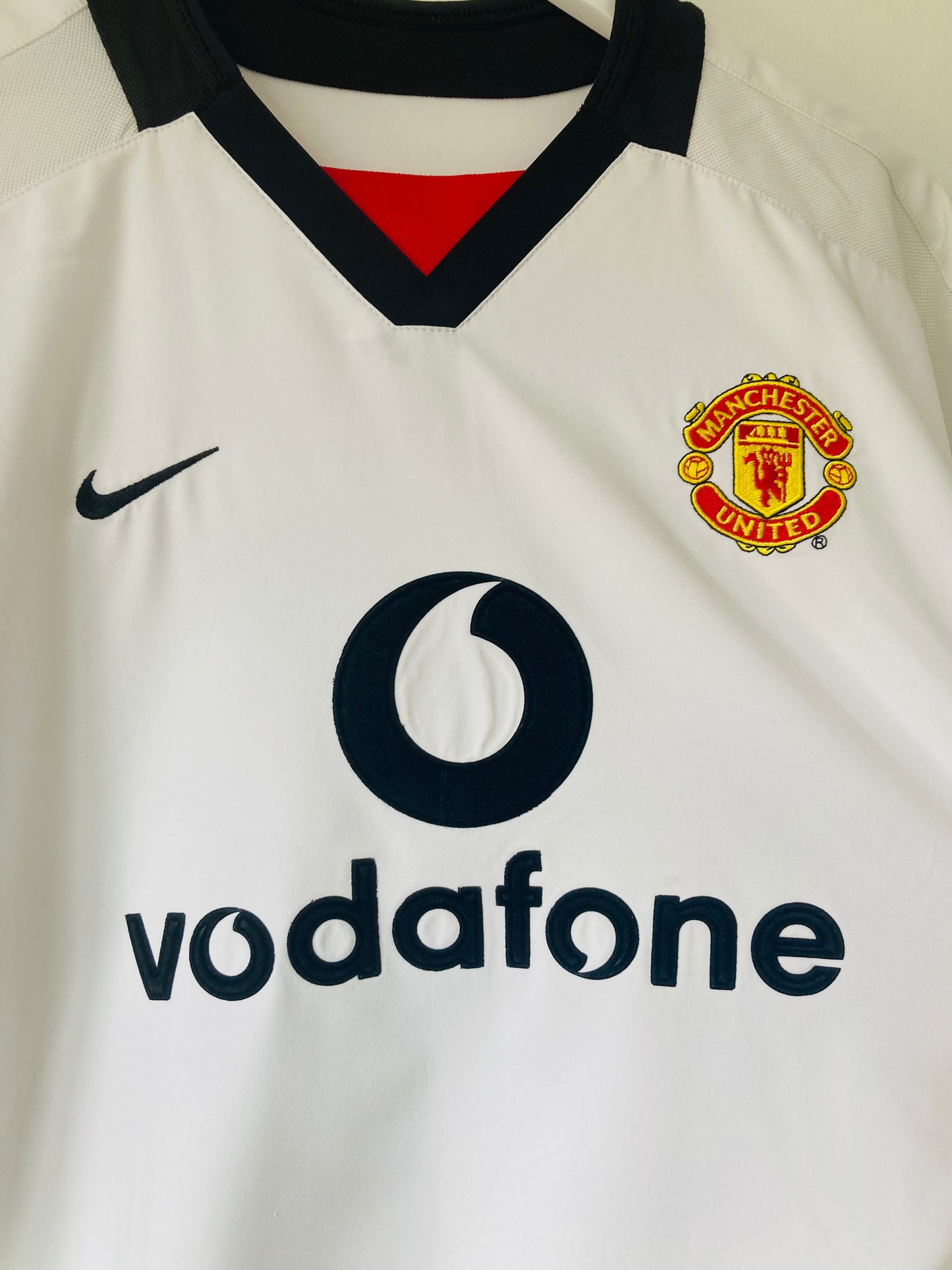 Manchester United away football shirt 2002/03 Keane Medium