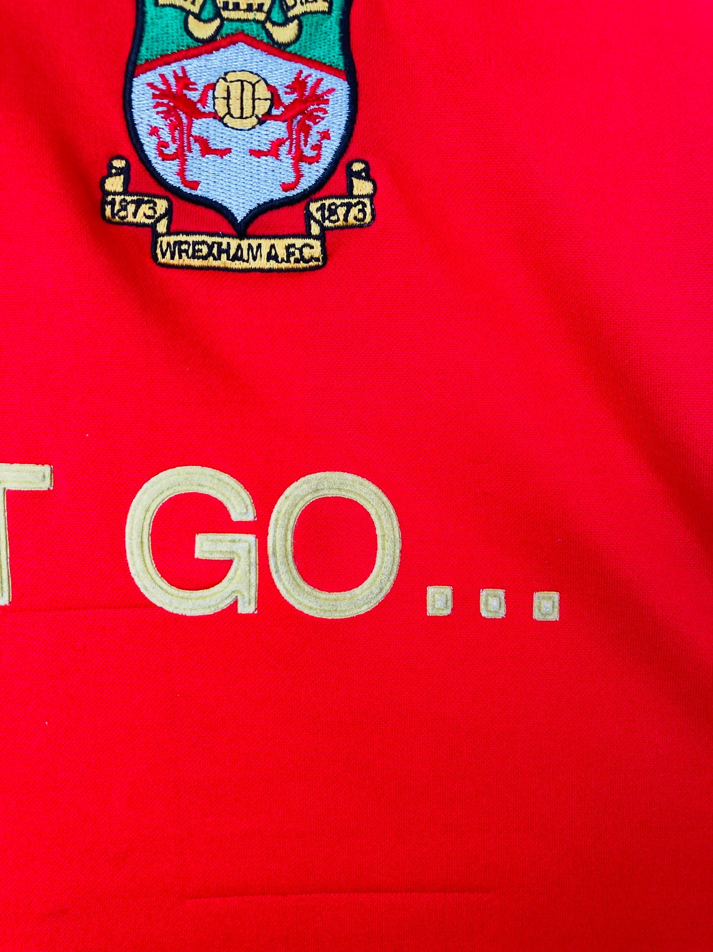 Wrexham home football shirt 2004/05 Small