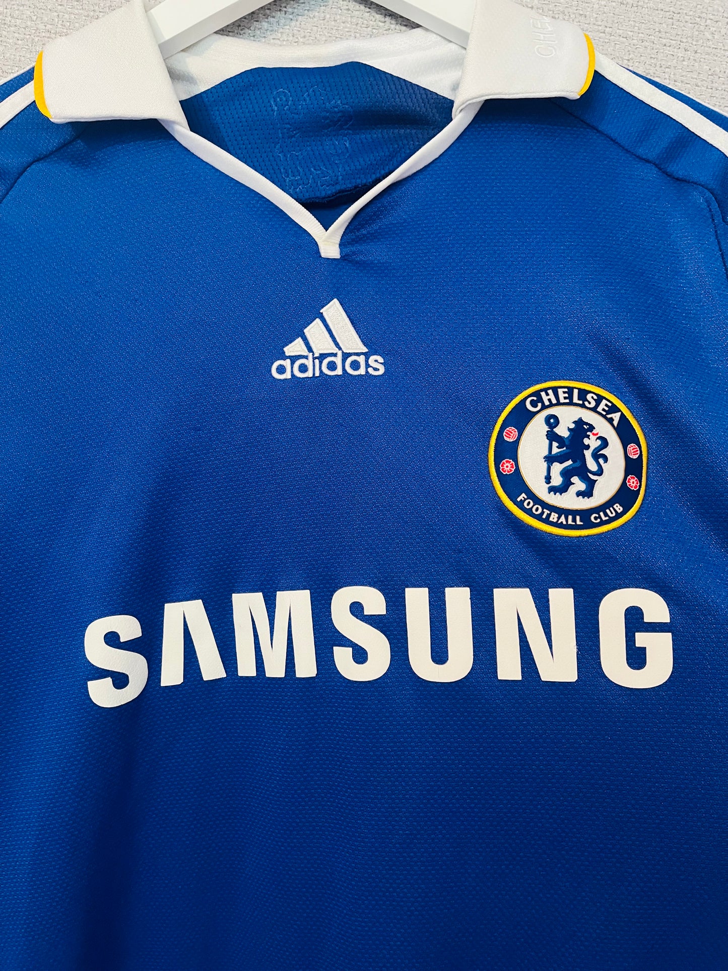 Chelsea home football shirt 2008/09 Drogba Medium