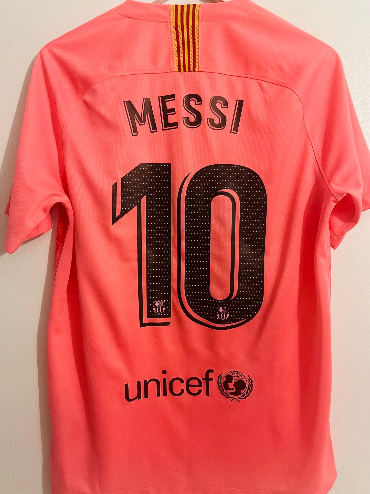 Barcelona third football shirt 2018/19 Messi Medium