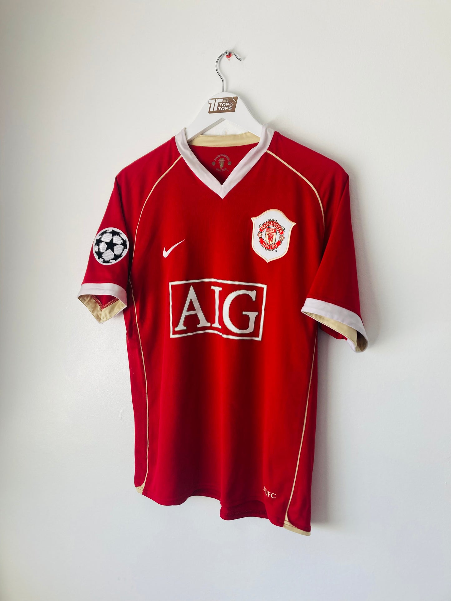 Manchester United home football shirt 2006/07 CR7 Medium