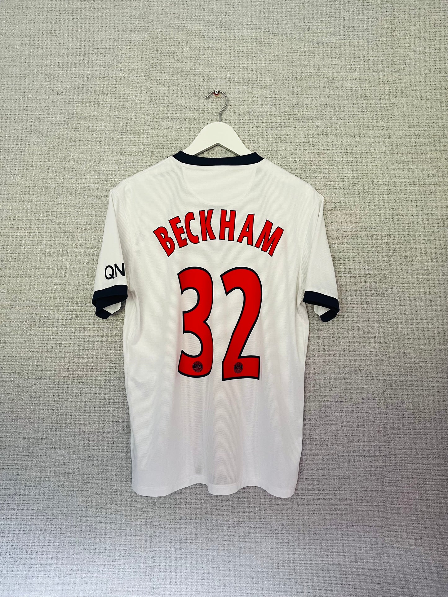 PSG away football shirt 2013/14 Beckham Medium