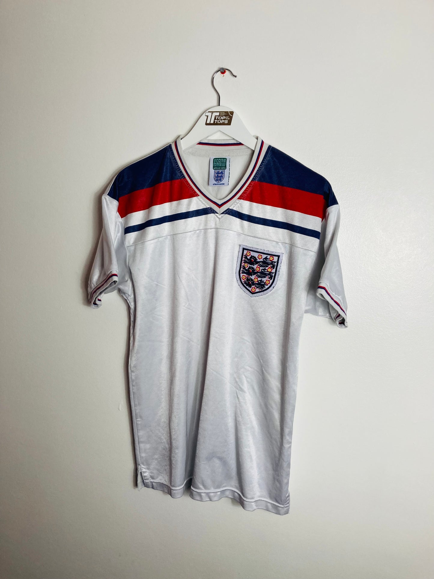 England scoredraw home football shirt 1982