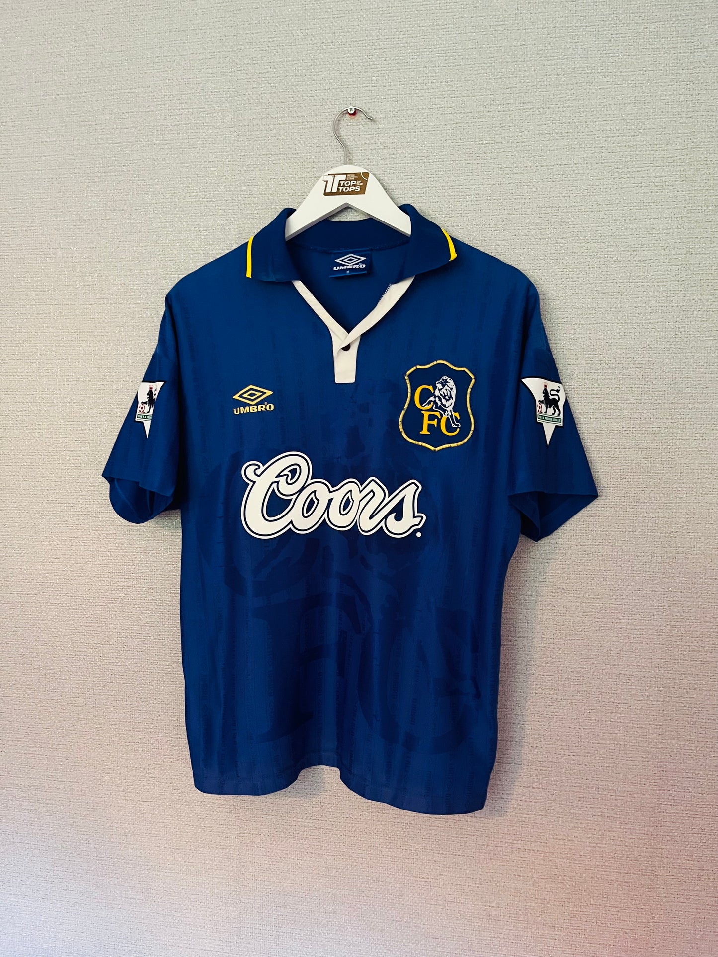 Chelsea home football shirt 1995/97 Vialli Medium