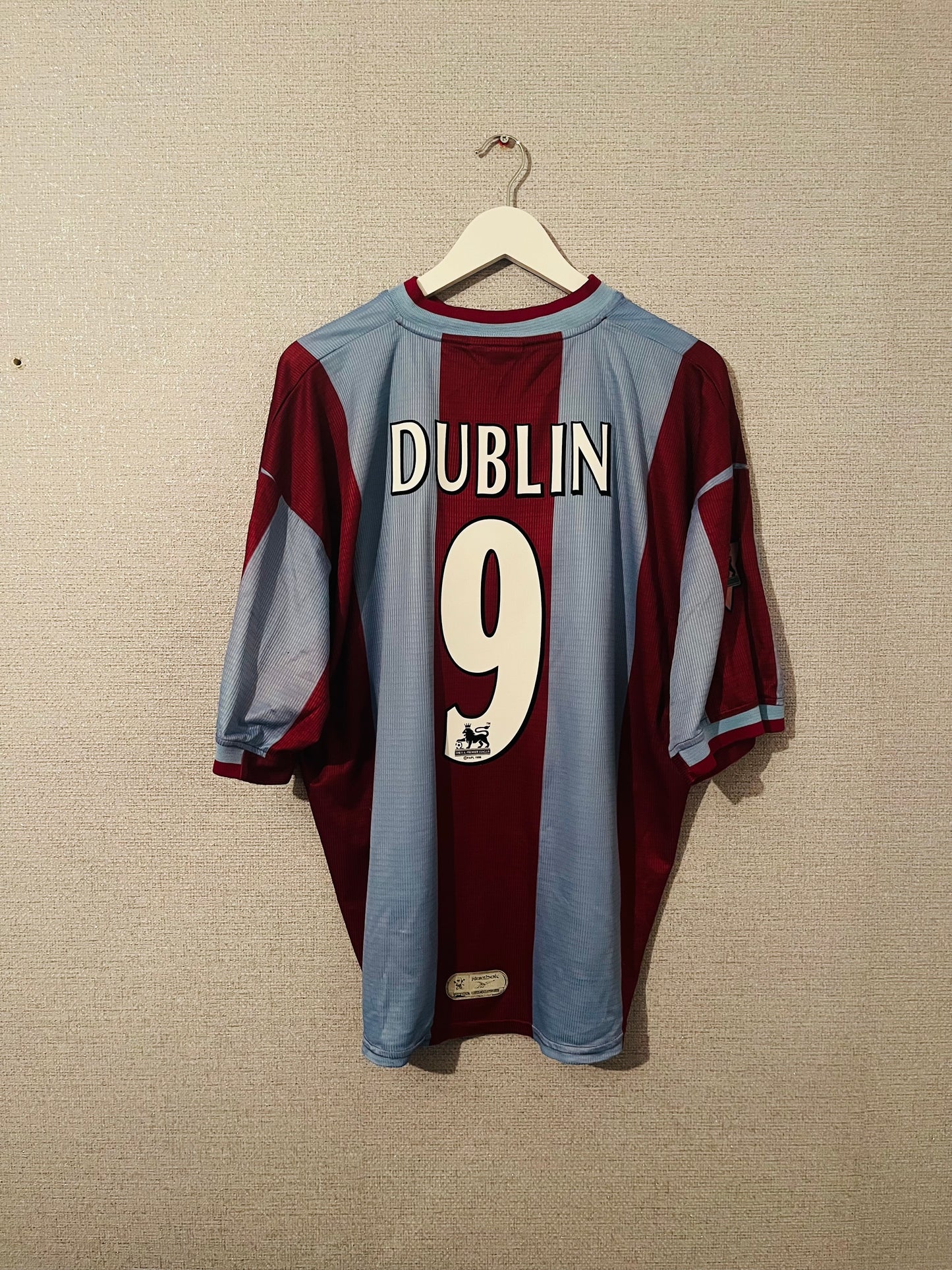 Aston Villa home football shirt 1999/2000 Dublin XXL