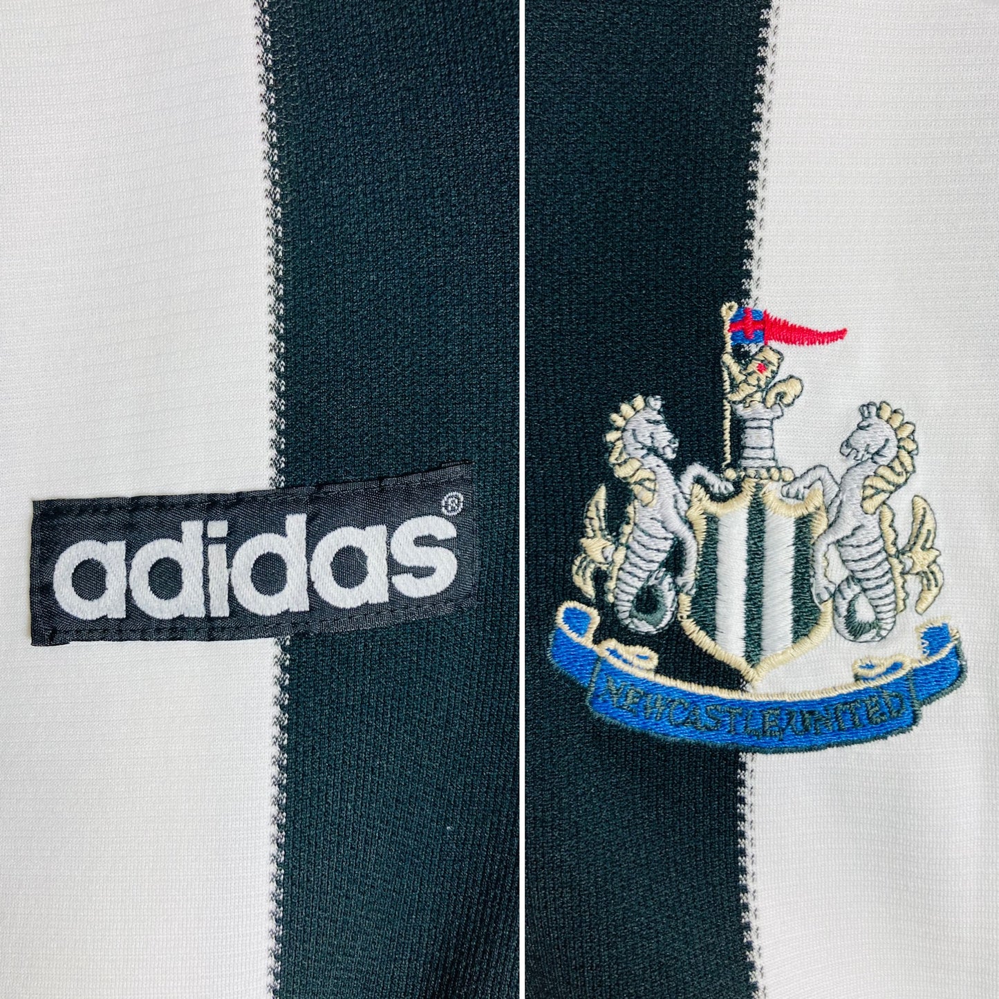 Newcastle United home football shirt 1995/97 Shearer XL