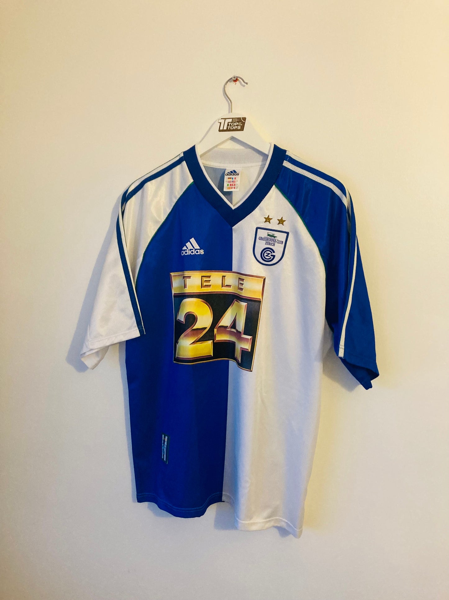 Grasshoppers Zurich home football shirt 1999/2000 Large