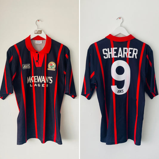 Blackburn away football shirt 1994/95 Shearer Large
