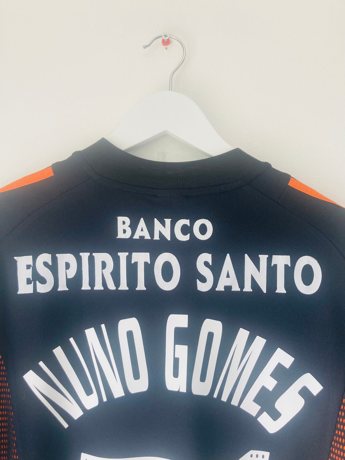 Benfica away football shirt 2002/03 Nuno Gomes XL