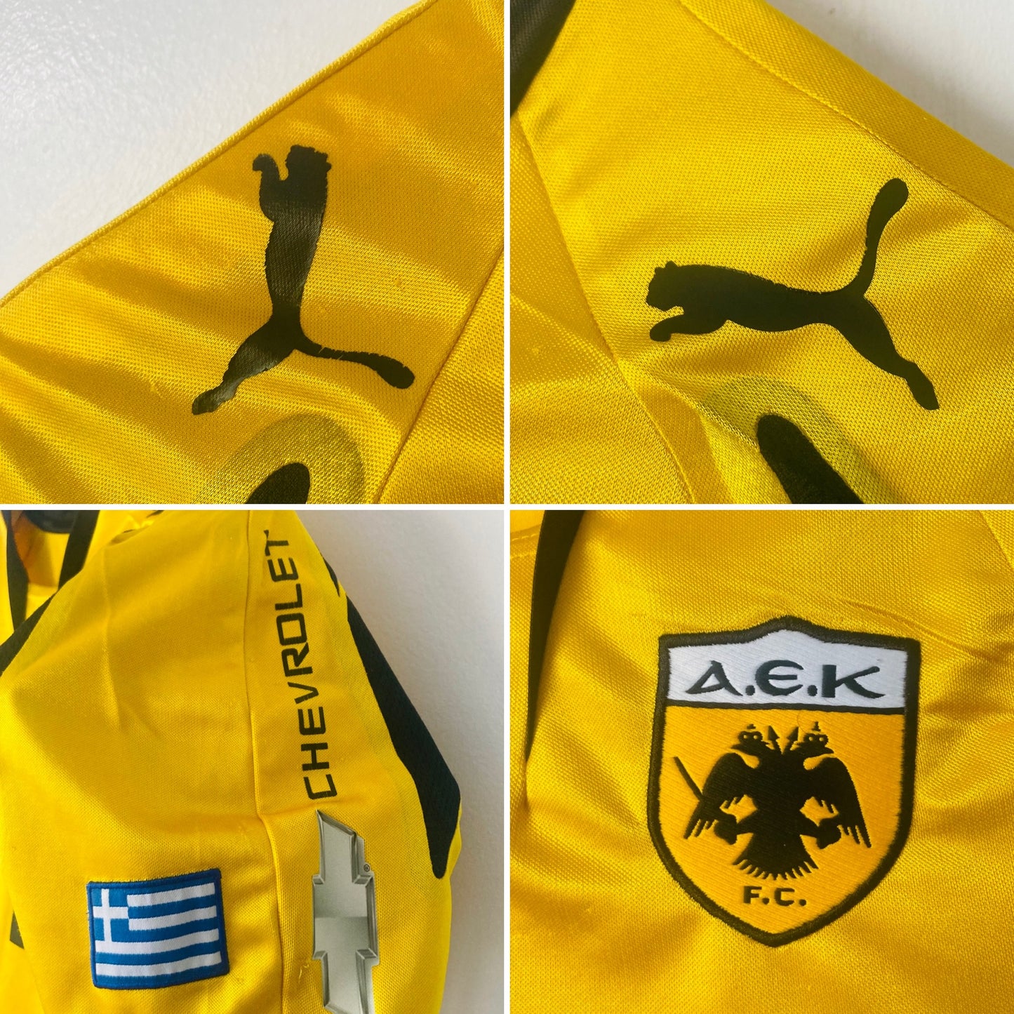 AEK Athens home football shirt
2007/08 Rivaldo Medium