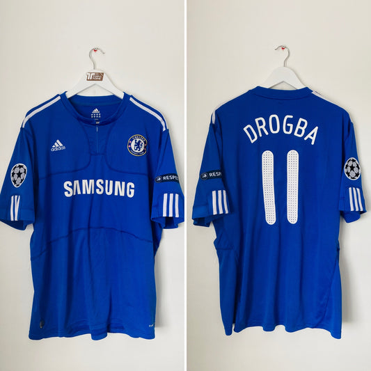 Chelsea home football shirt 2008/09 Drogba XXL
