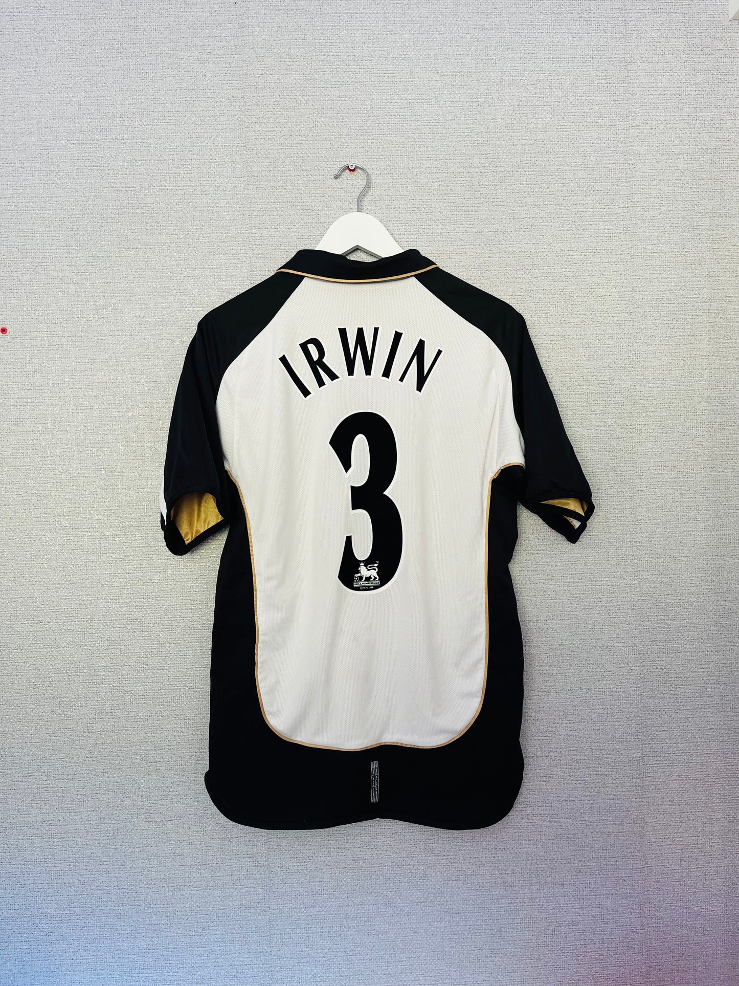Manchester United away reversible football shirt 2001/02 Irwin Medium
