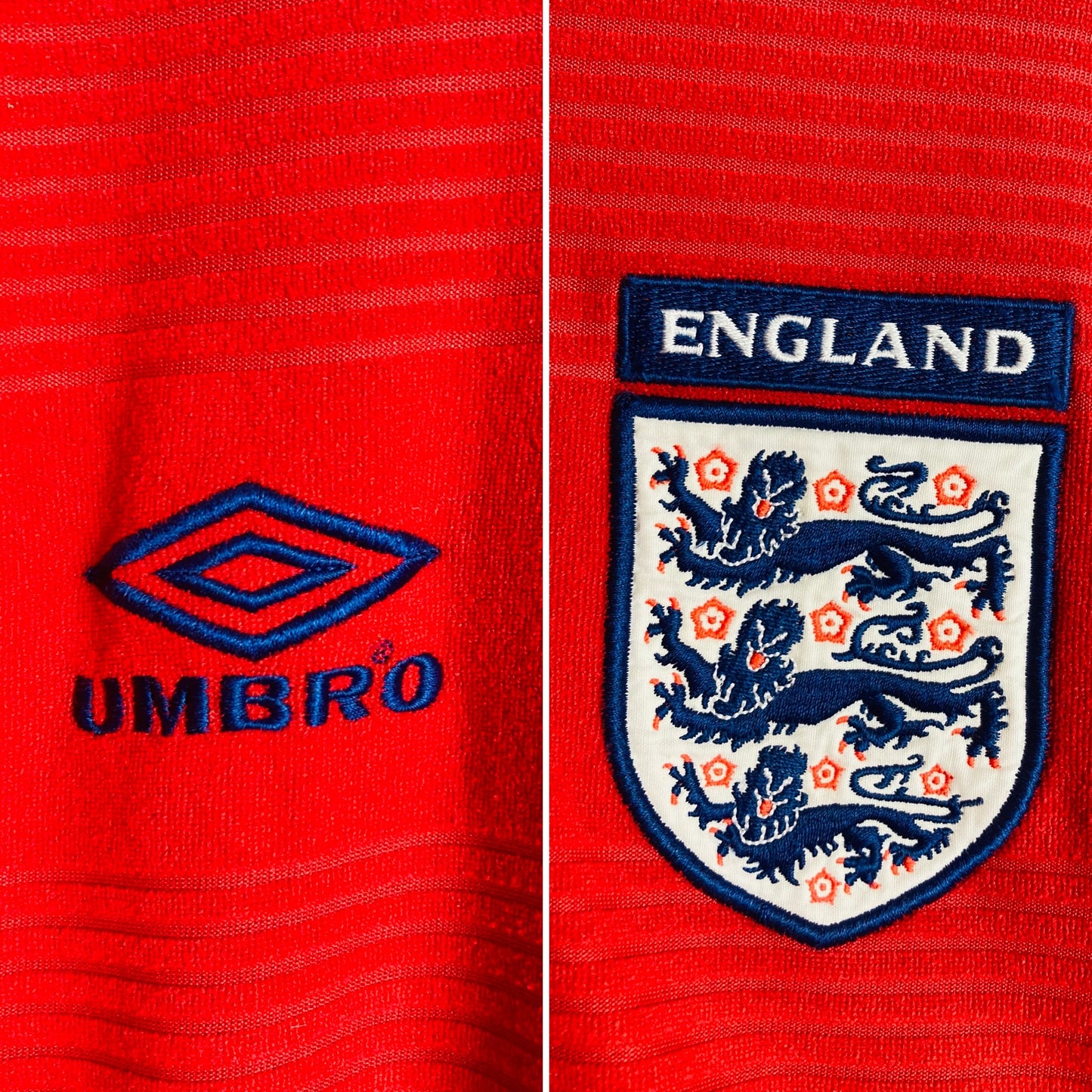 England away football shirt Euro 2000 Shearer XXL