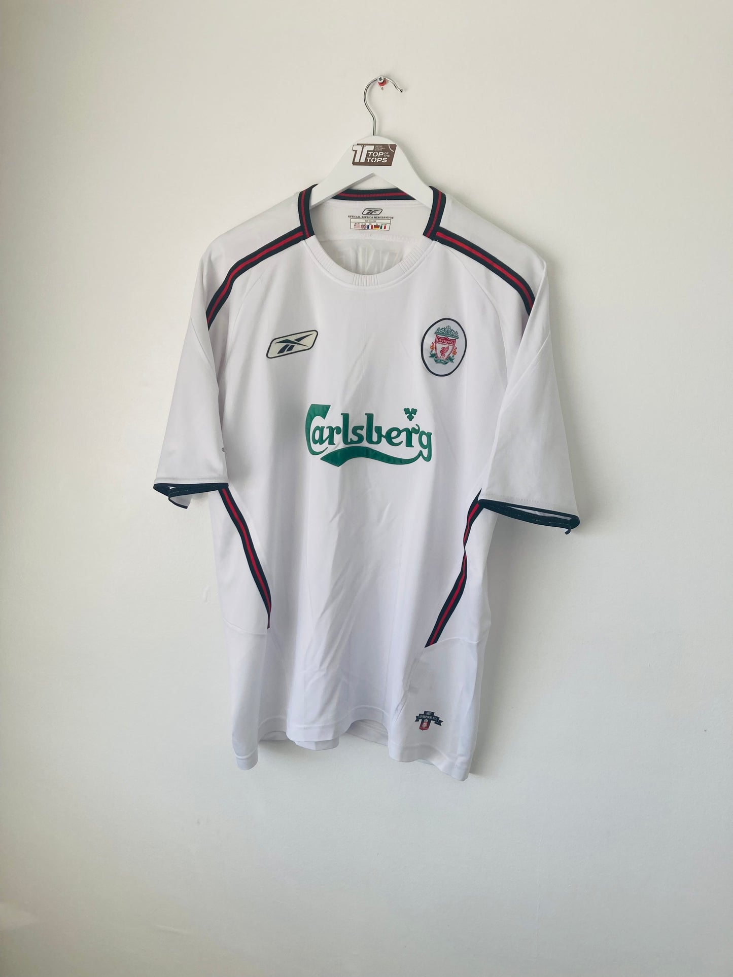 Liverpool away football shirt 2003/05 Kewell XL